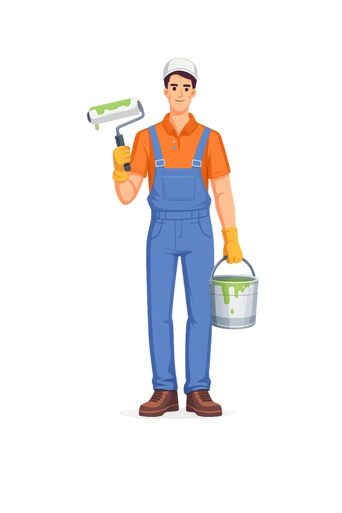 Illustration artisan peintre professionnel WST Peinture