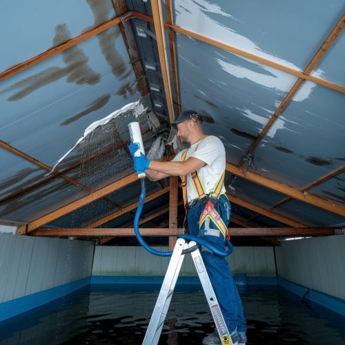 Réparation infiltration toiture dans les combles maison Lot-et-Garonne